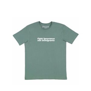 Wear the Peace Fight Ignorance Green Graphic T-Shirt